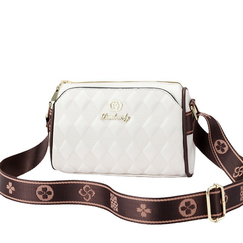 Embossed round bag, versatile and simple single-shoulder crossbody bag, small bag, women's new style, foreign trade manufacturer, summer 2023 Korean version Item Picture
