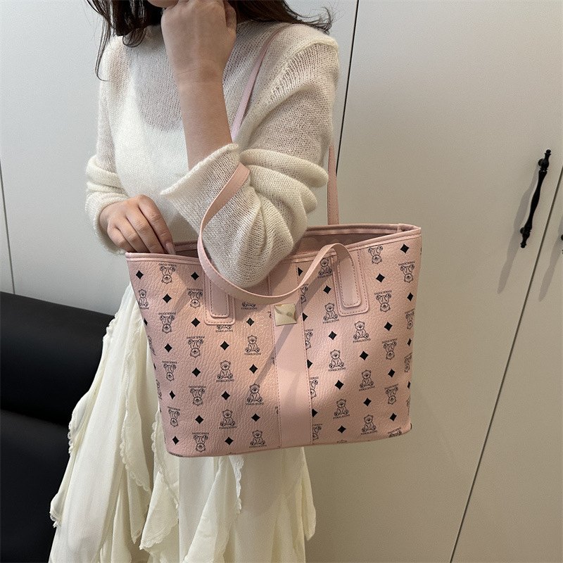 Fashionable large-capacity commuting bag for women, Spring 2025 new shopping bag, fashionable class commuting tote bag Specification drawing