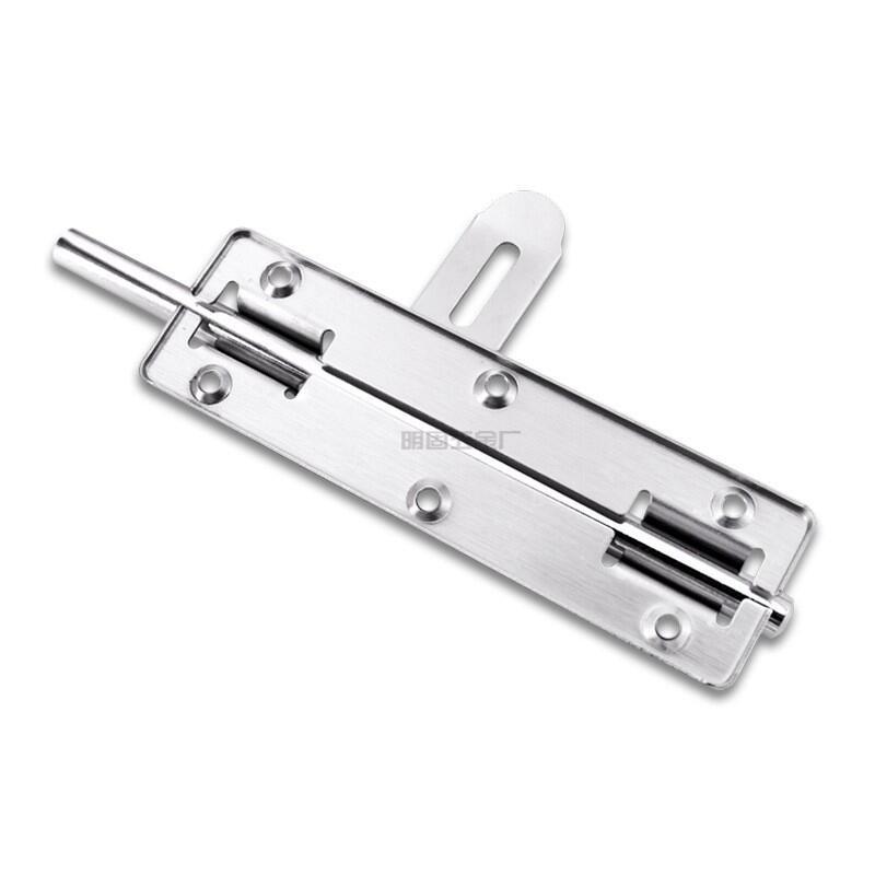 Wholesale of stainless steel left and right pins, stainless steel with locks, reverse side door inserts, anti-theft double-head wooden door bolts from the manufacturer Specification drawing