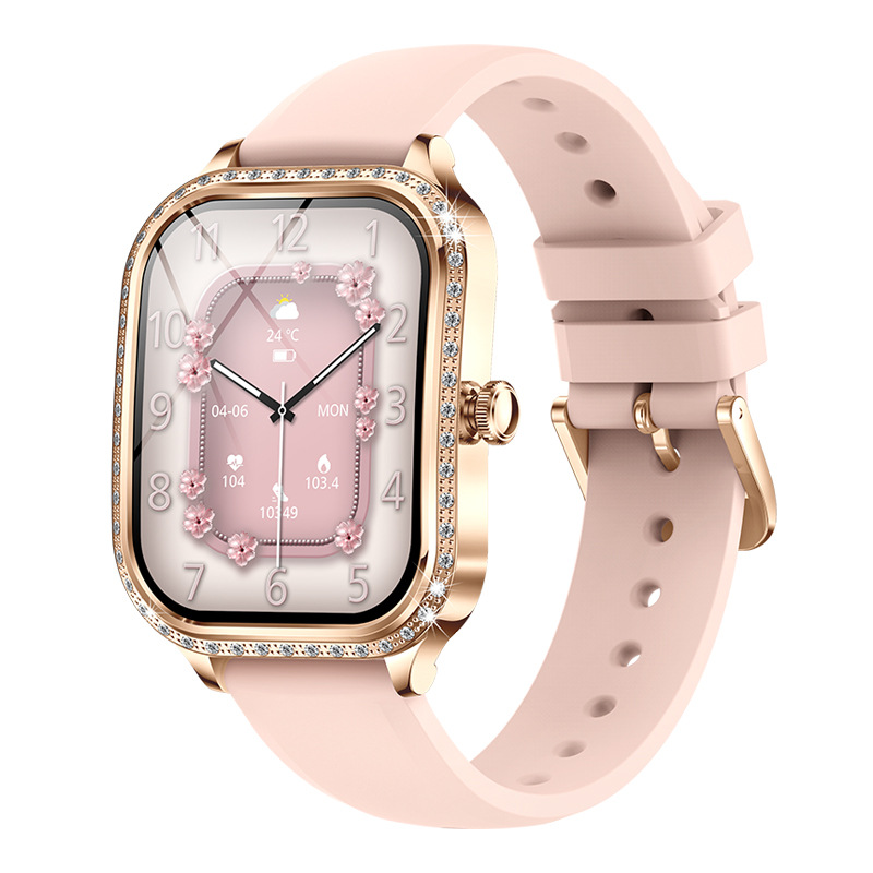 2025 Cross-border MK88 Smartwatch for Girls, High appearance level, Physiological reminder, Prolonged sitting breathing Training, one-piece consignment Item Picture