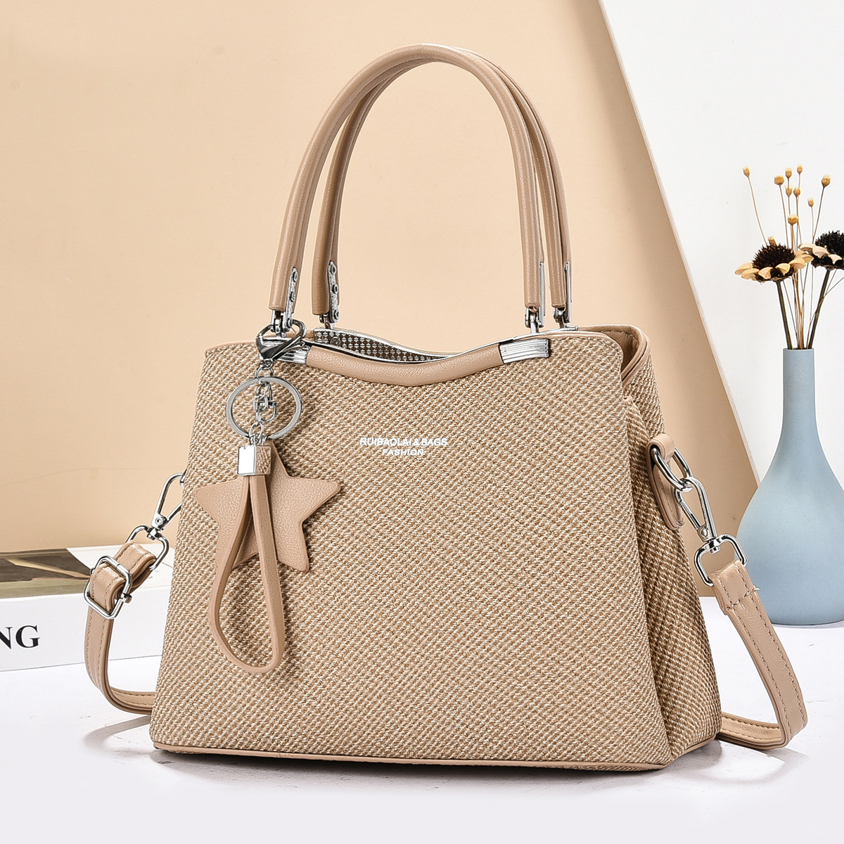 High-end crossbody handbag for women 2025 new summer soft leather, versatile and high-quality single-shoulder bag Item Picture