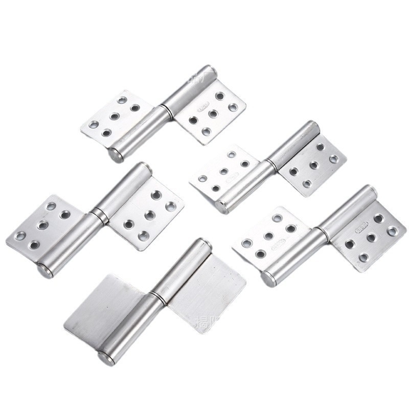 New detachable hinges, direct sales from the original manufacturer, bathroom folding hinges, door doors, fireproof doors, flag-shaped stainless steel hinges Item Picture