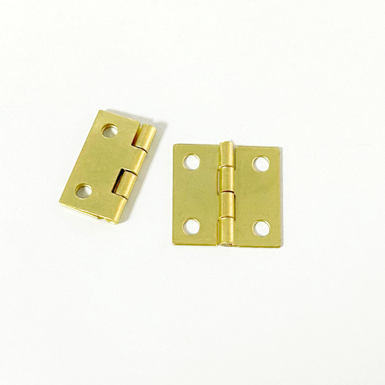 Wooden box, iron cage, jewelry box, 1-inch small hinge, 25*25*0.8mm, imitation gold manufacturer wholesale of hardware accessories hinges Specification drawing