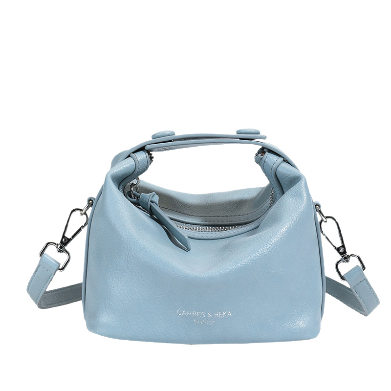 New Spring/Summer 2025 Korean-style exquisite solid color handbag for women, with a high-end texture, simple and versatile, single-shoulder crossbody bag Item Picture