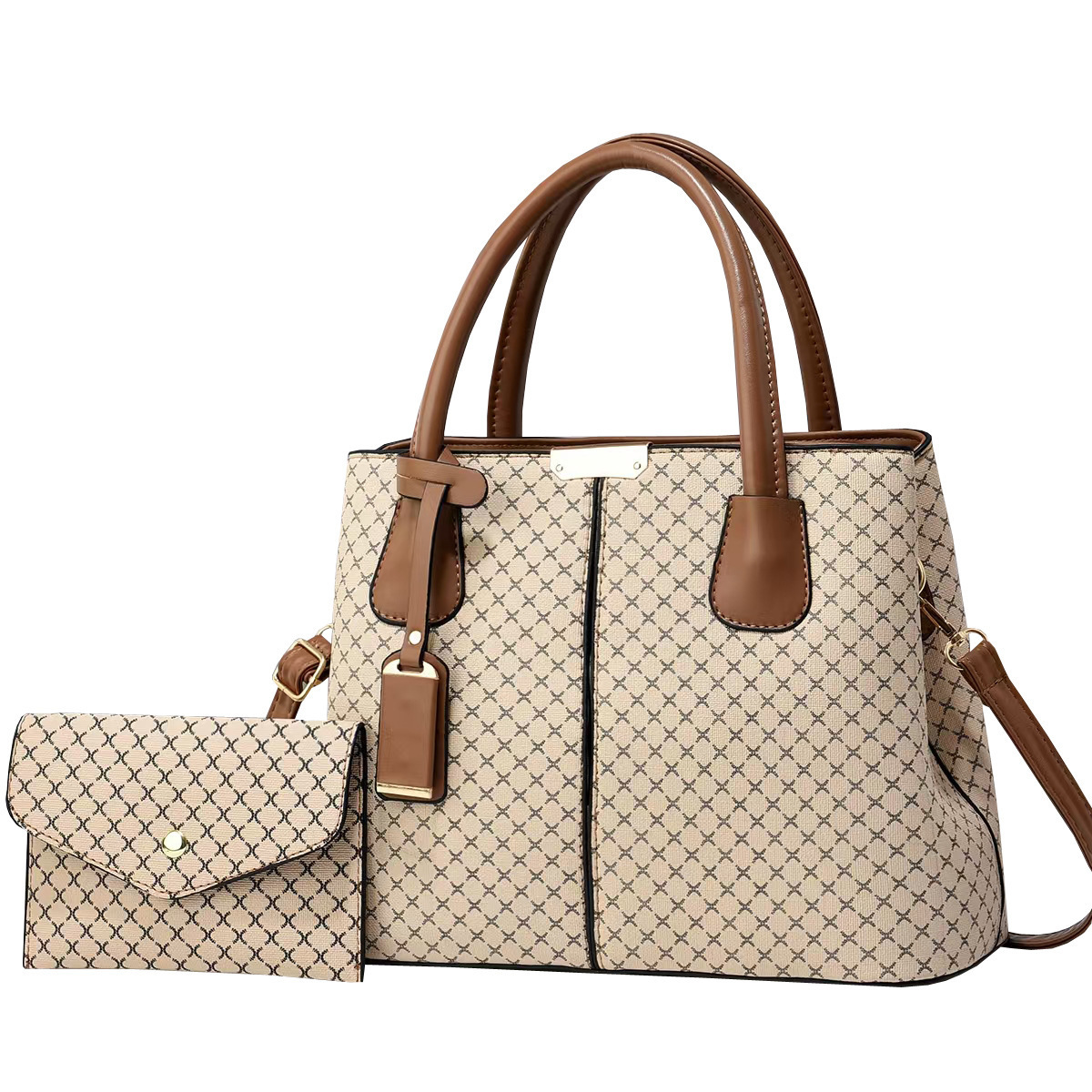 New European and American mother-and-child bag 2024 spring stock wholesale women's handbag, large-capacity multi-color single-shoulder crossbody bag Item Picture
