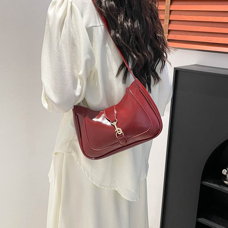 2025 New fashionable and elegant bag, women's trendy underarm bag, stylish and chic texture, crossbody underarm bag, women's bag, crossbody bag Specification drawing