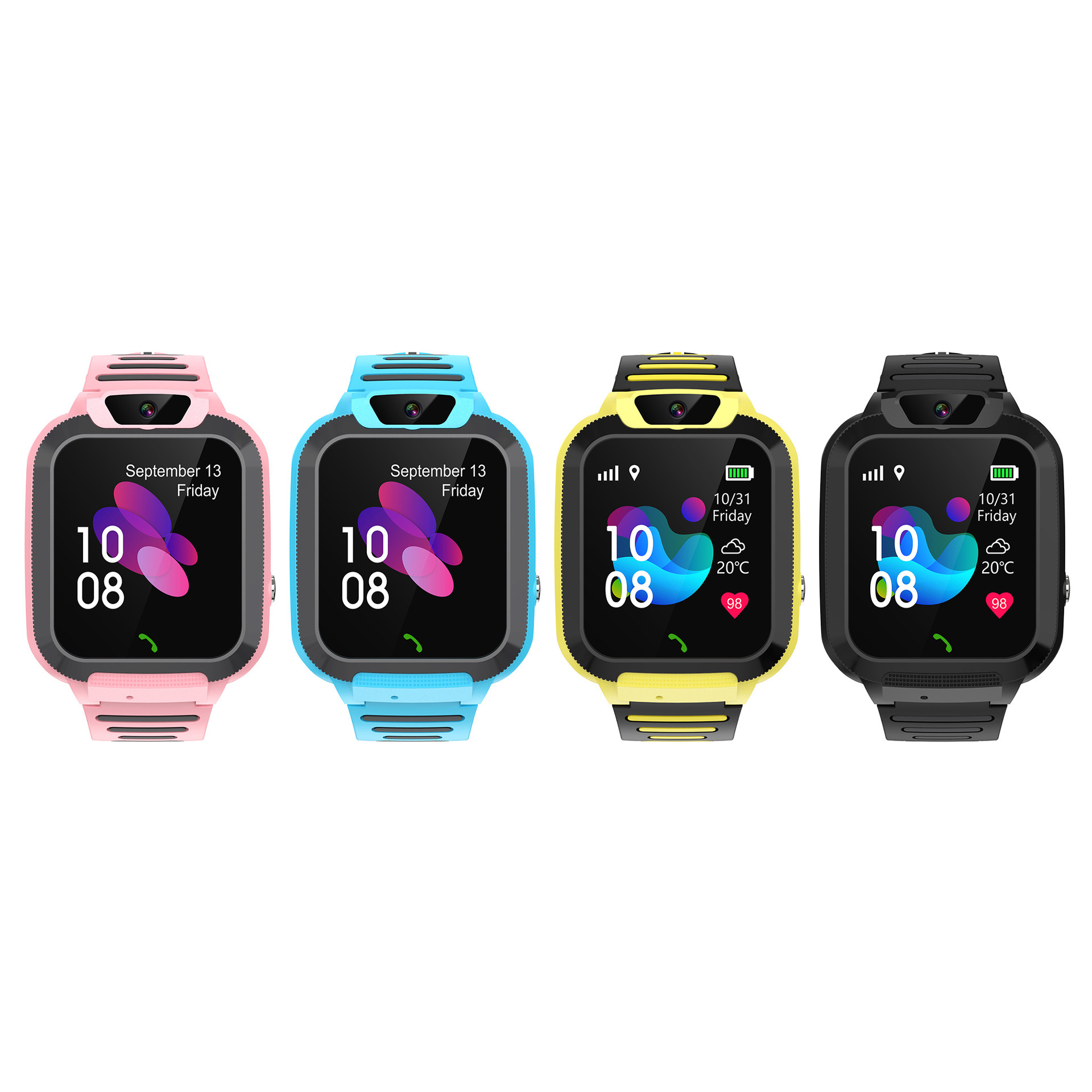 Cross-border overseas version children's smartwatch private mold waterproof video call positioning watch 2G student smartwatch Item Picture