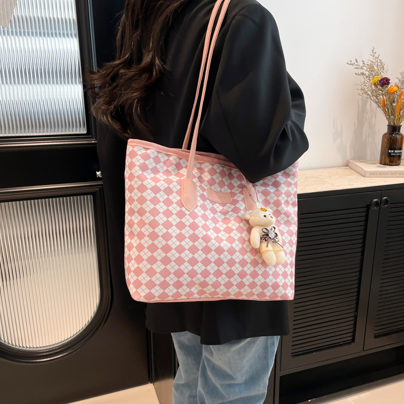 High-quality bag for women 2025 New summer versatile single-shoulder bag, large-capacity commuter tote bag for college students attending classes details Picture