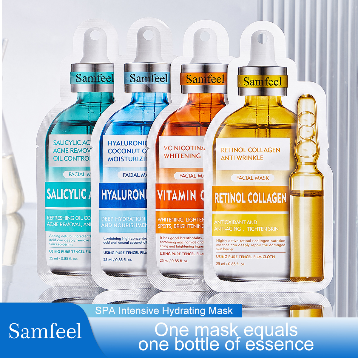 Retinol Collagen Anti wrinkle facial mask details Picture