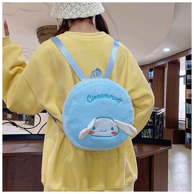 New Sanrio cartoon plush toy backpack, Capibara bag, multi-expression super cute backpack in stock for wholesale Application Scenario