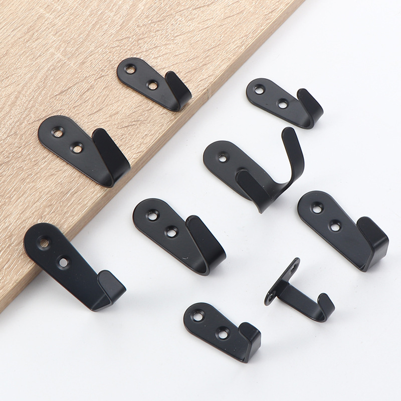 Stainless steel clothes hangers, bathroom hooks, door behind cloakroom hooks, partition hooks, bathroom wall hangers, wall clothes hangers Application Scenario