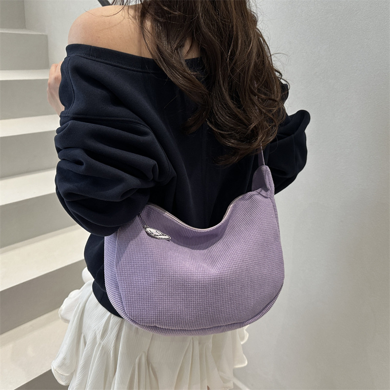 A new Korean-style candy-colored ins artistic cross-border student versatile, simple and everyday women's single-shoulder crossbody bag Specification drawing