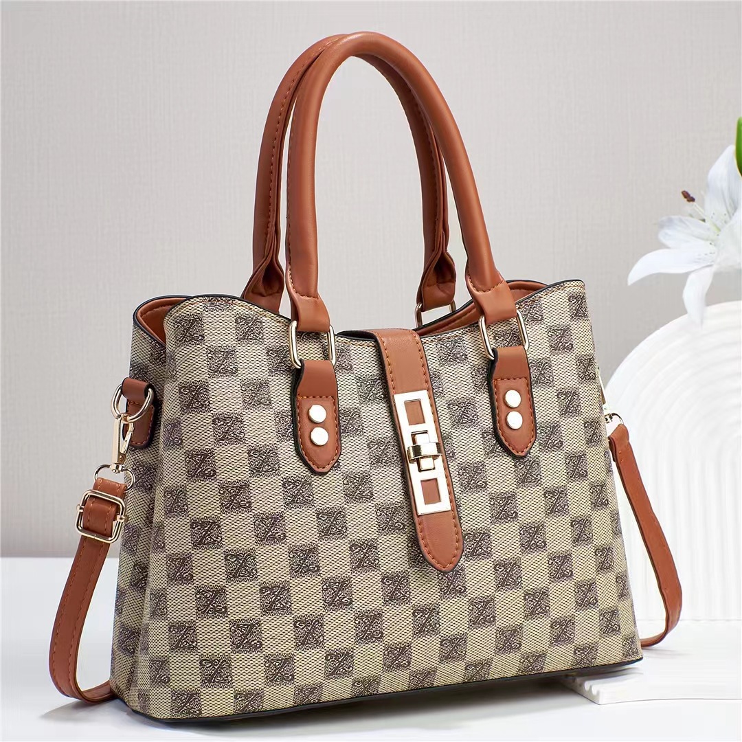 Handbag for women 2023 New style Tote bag, fashionable printed mom bag, versatile, single-shoulder, elegant crossbody bag details Picture