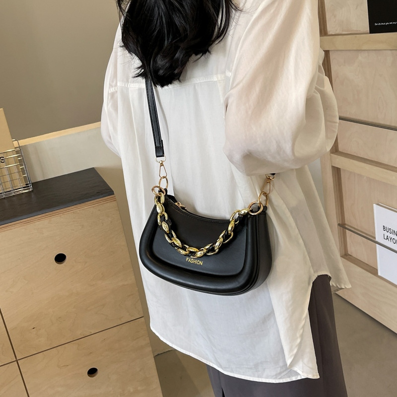 French niche handbag for women 2024 Spring/Summer new trendy single-shoulder crossbody bag, versatile ins retro saddle bag Specification drawing