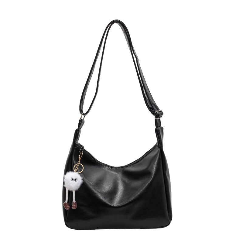 This high-end soft leather bag is a trendy and versatile casual crossbody bag for women in 2024. It features a niche design and a single-shoulder dumpling bag Item Picture