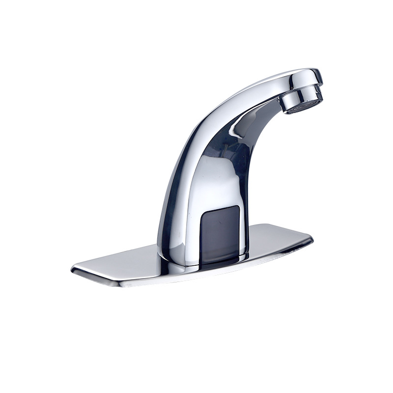 All-copper sensor washbasin faucet, fully automatic single cold and hot intelligent sensor infrared household hand wash Item Picture