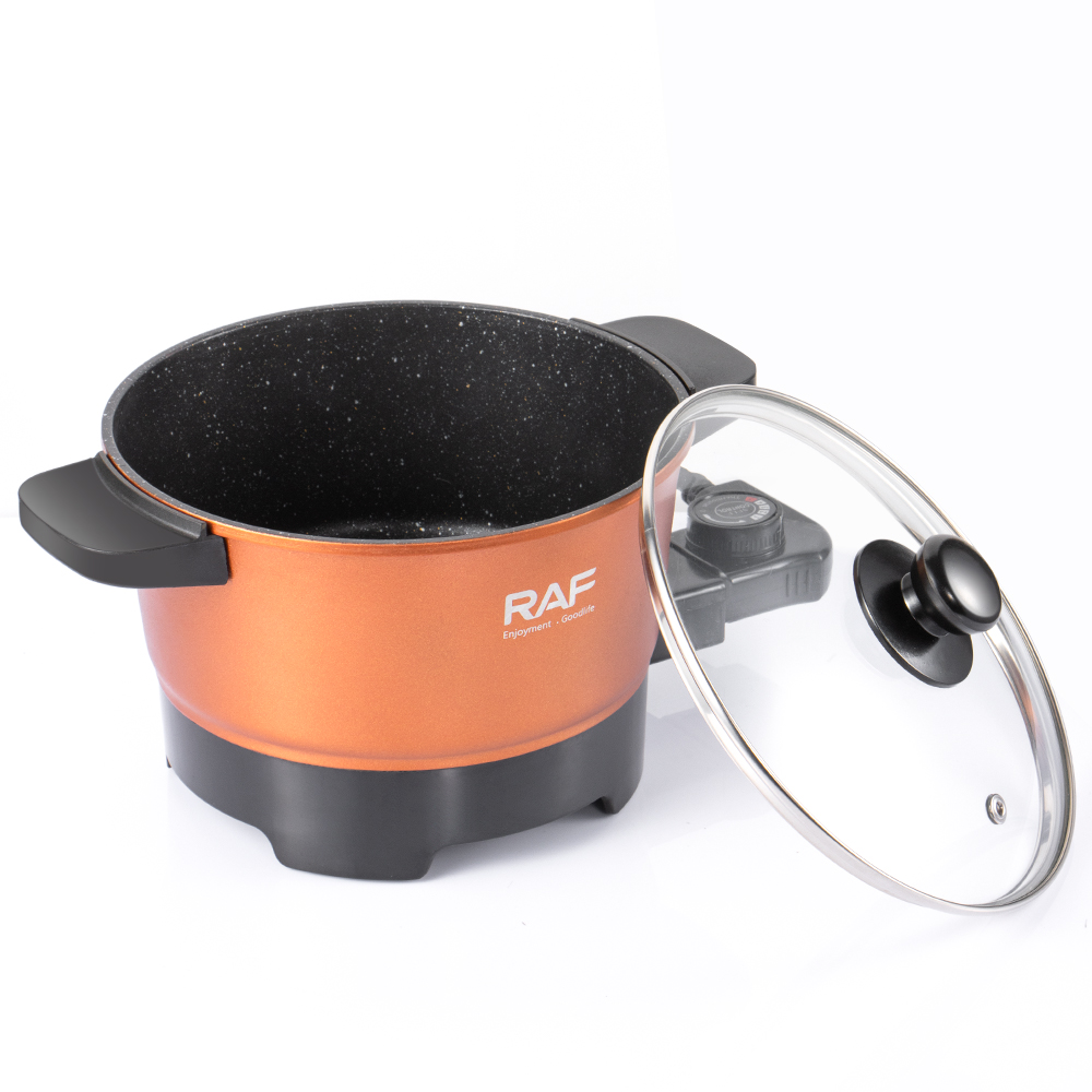 RAF European standard cross-border household barbecue, hot pot, grilling, boiling pot, small hot pot and barbecue all-in-one pot, multi-functional barbecue machine details Picture