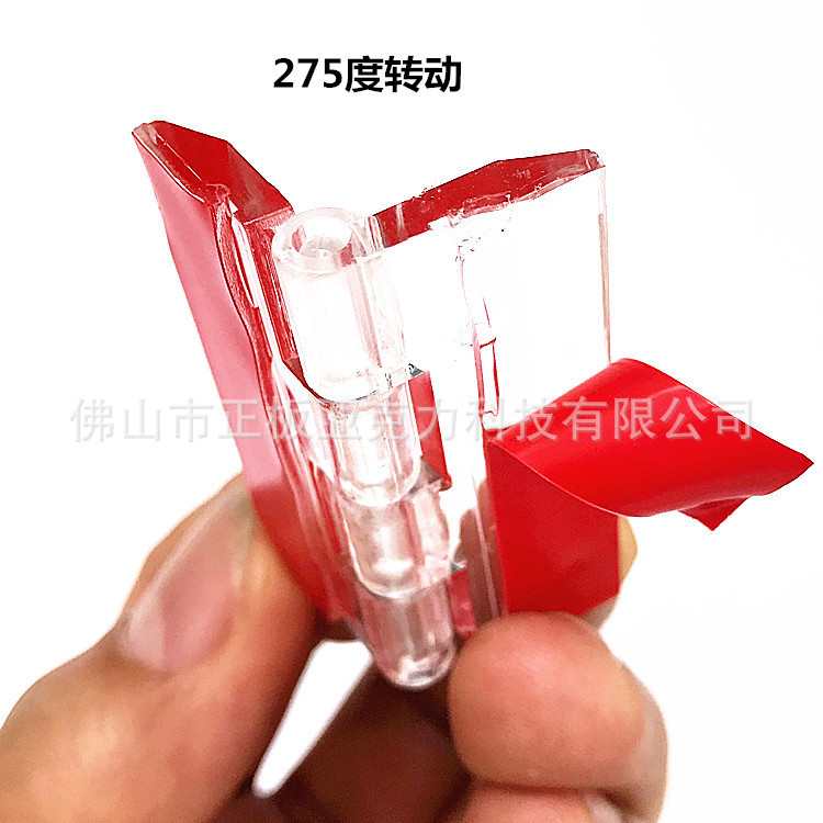 Self-adhesive hinge, strong adhesive, self-adhesive hinge, acrylic transparent double-sided tape, loose-leaf, folding and turning page manufacturer Specification drawing