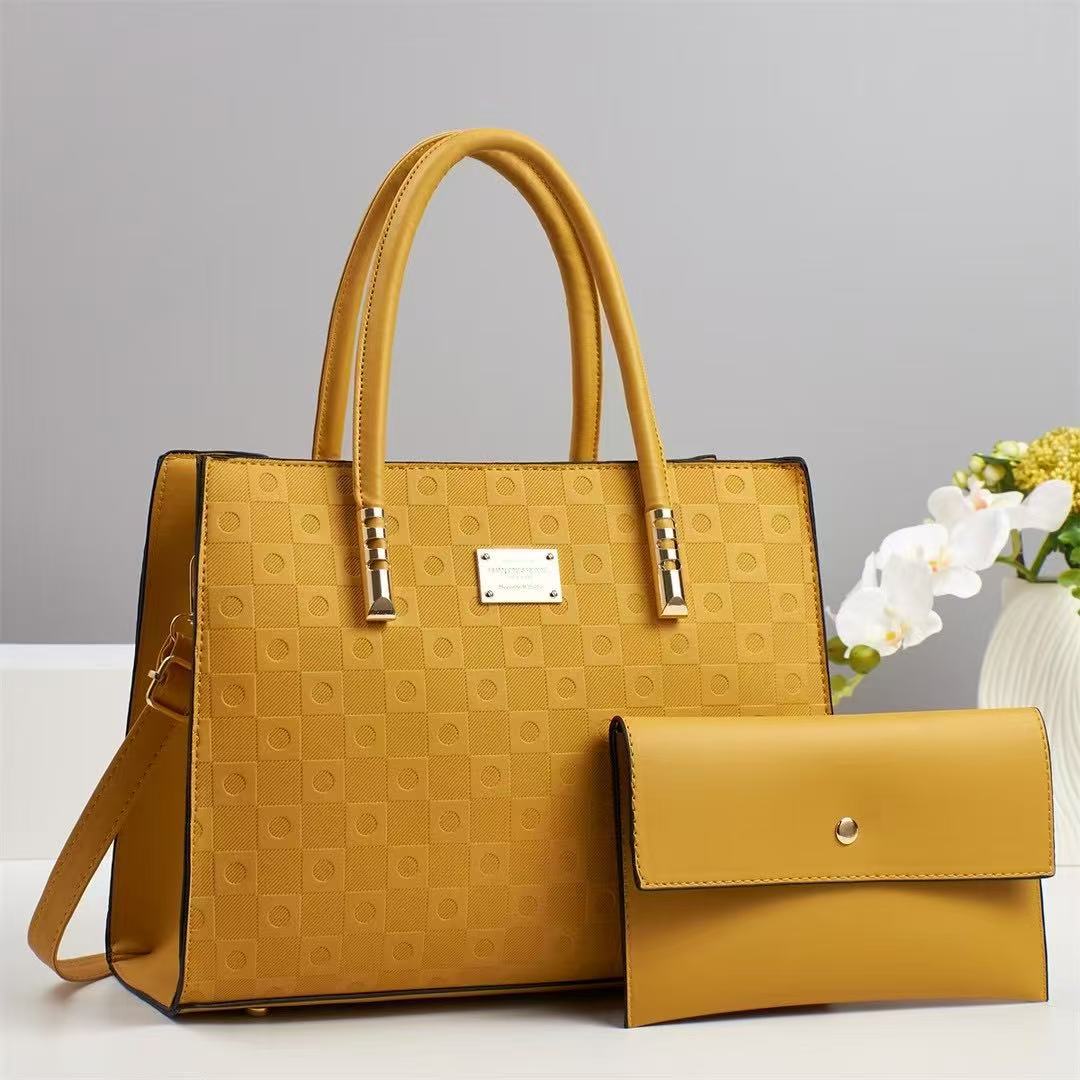 2025 New light luxury women's versatile and elegant mother-and-child bag, women's bag, large-capacity single-shoulder bag, stylish and fashionable handbag details Picture