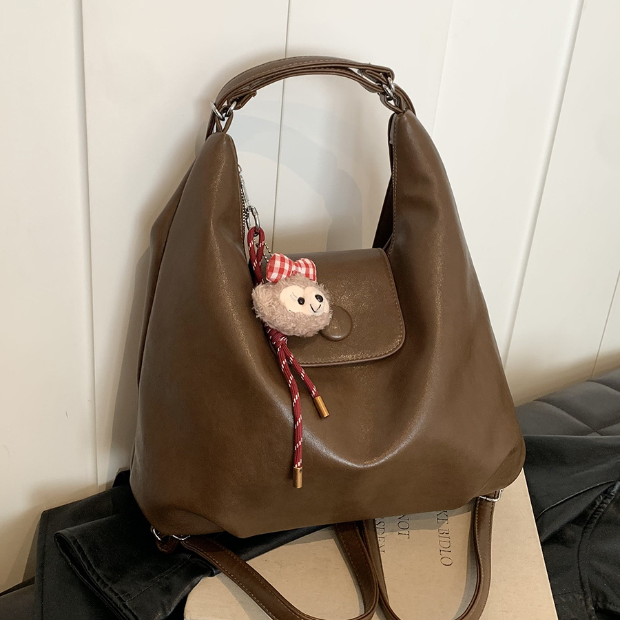 Maillard retro large-capacity bag for women 2024 New model, high-end single-shoulder bag, retro versatile crossbody tote bag full figure
