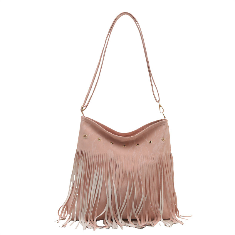 Bohemian style stylish Su bag, large-capacity single-shoulder bag, 2025 popular new niche Instagram versatile women's bag Item Picture