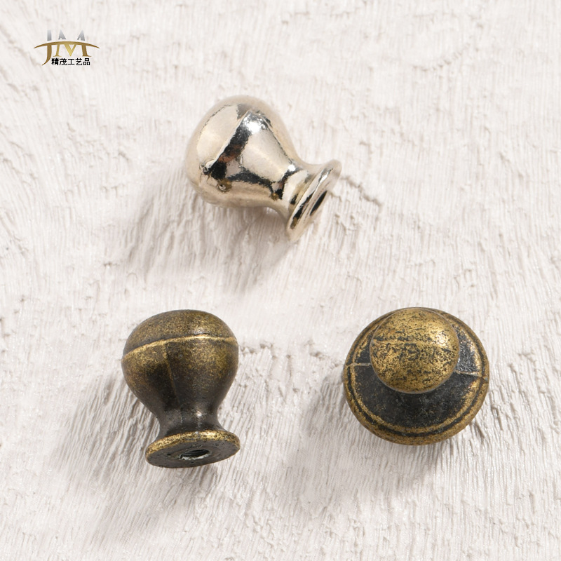 Jingmao Hardware's new Chinese-style home decoration: pacifier nails, drawer small handles, jewelry box handles, alloy accessories, and handles Application Scenario