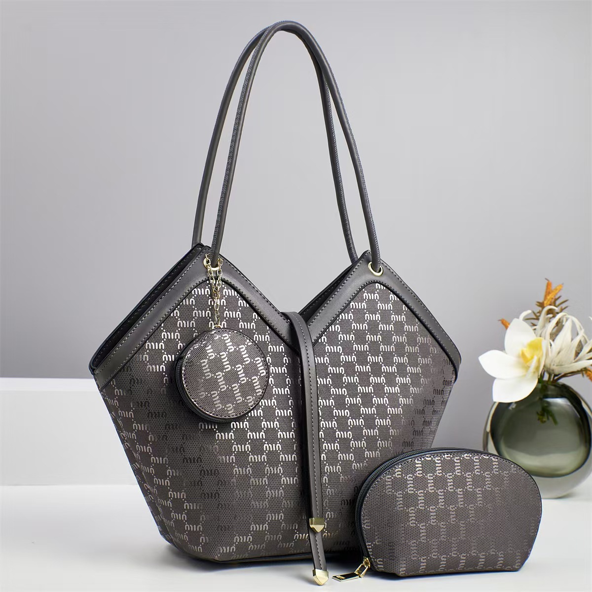 Fashion manufacturer's foreign trade bag for women 2024 new handbag, Korean-style texture single-shoulder crossbody bag for women Specification drawing