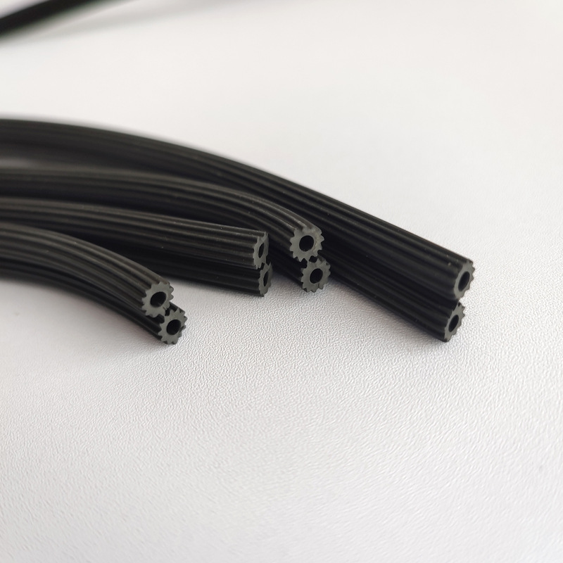 Rubber card strip, aluminum alloy plastic steel screen, fixed rubber strip, window screen, new product, screen mesh, self-installed pressure strip, embedded strip details Picture