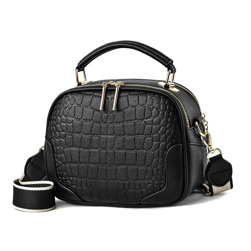 【NEW】2023 Summer New simple and fashionable checkered women's small square bag, fashionable hand-held shoulder crossbody bag Item Picture