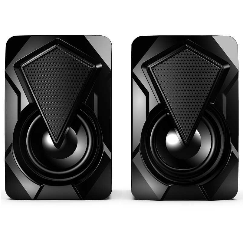 X2 Multimedia Desktop Computer Speaker Home Desktop Mini RGB Color USB Speaker Wired Subwoofer Specification drawing