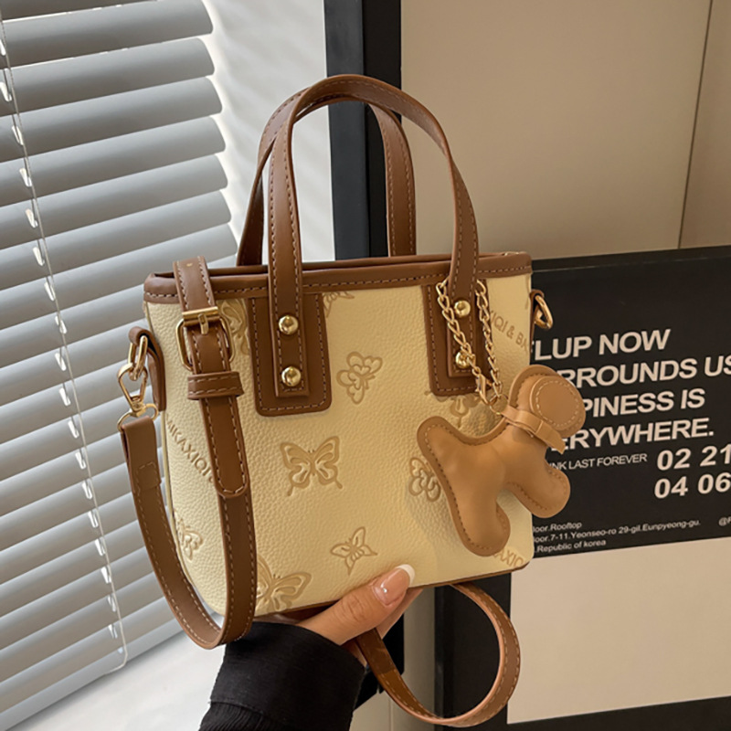 French niche fashion handbag for women, 2025 new high-end quality crossbody bag, casual and versatile bucket bag full figure