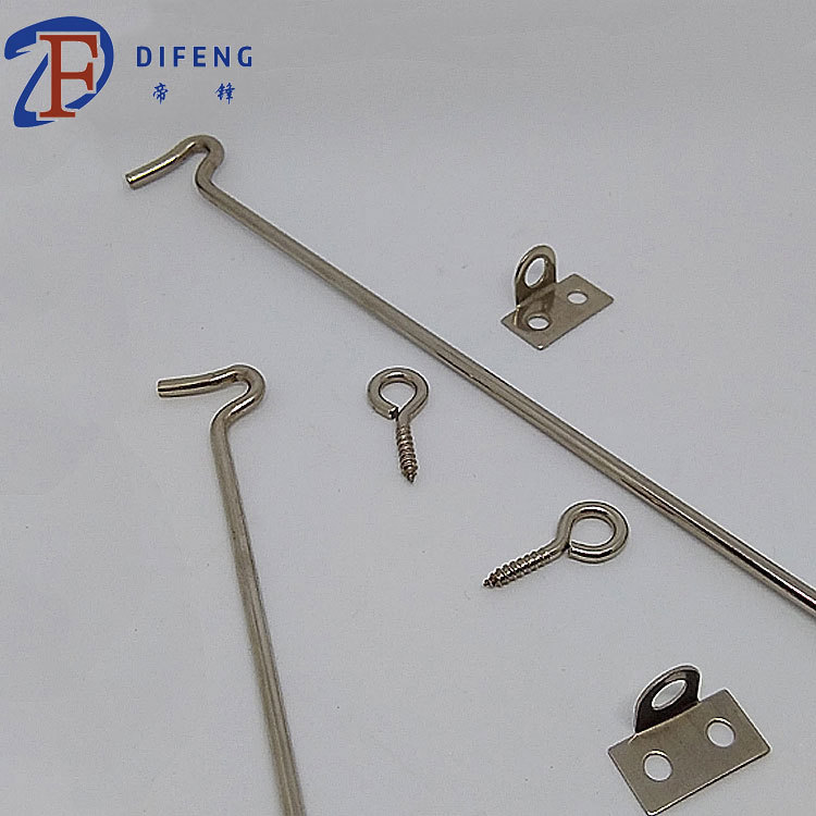 Factory wholesale of old-fashioned stainless steel window hooks, door and window hooks, stainless steel hooks, old-fashioned window hooks, air hooks, 6-inch and 8-inch air Application Scenario