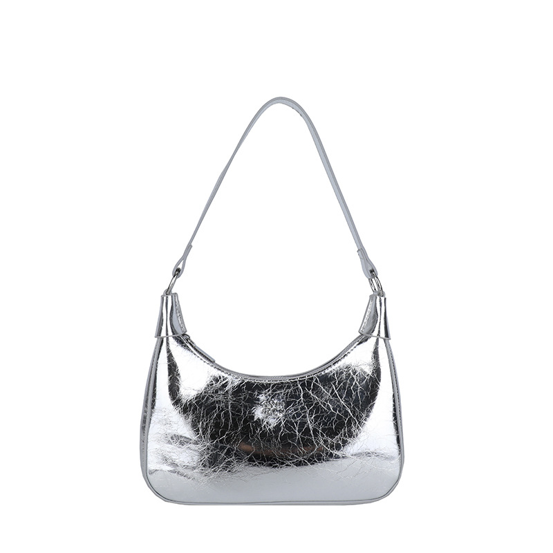 High-end, niche underarm bag for women, 2025 new trendy summer, stylish single-shoulder bag with pleated texture Item Picture