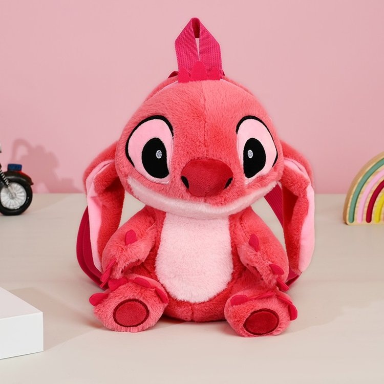 Cross-border new Teddy backpack, birthday gift, plush bag, doll backpack, cartoon cute doll backpack details Picture