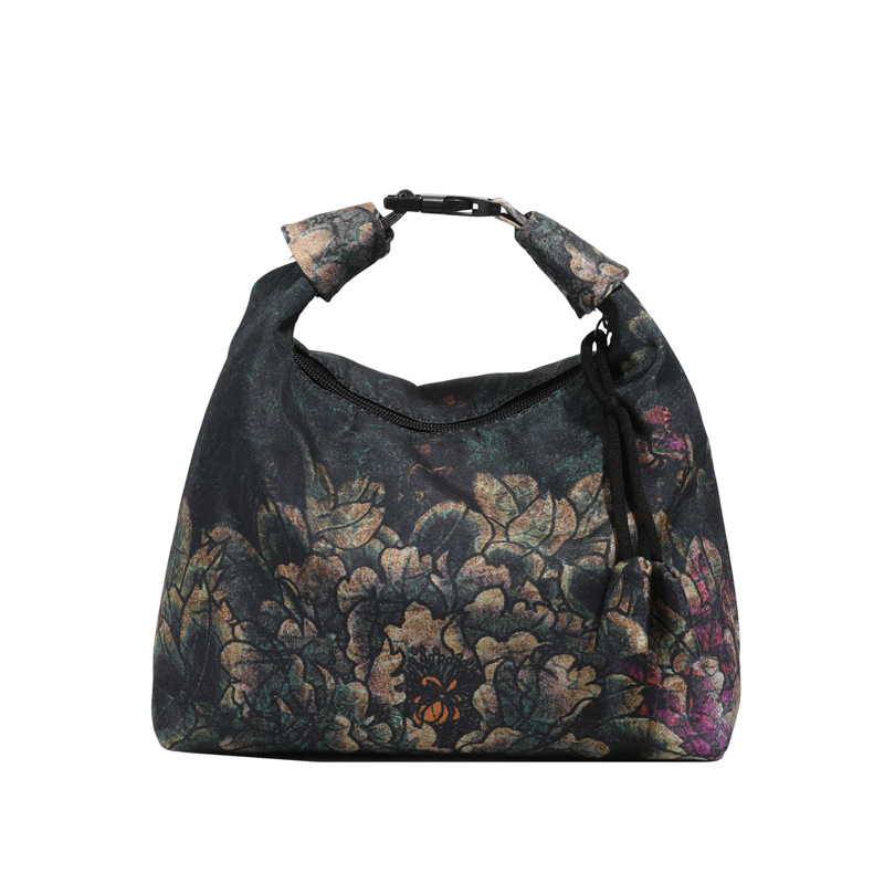 Fashionable bamboo leaf underarm bag, Chinese simple and casual crossbody bag, printed hand-held crossbody bag, fashionable and simple dumpling bag Item Picture
