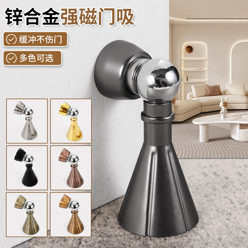 The new bedroom door is equipped with a strong magnetic attraction, thickened magnetic door, anti-collision and silent door stop full figure