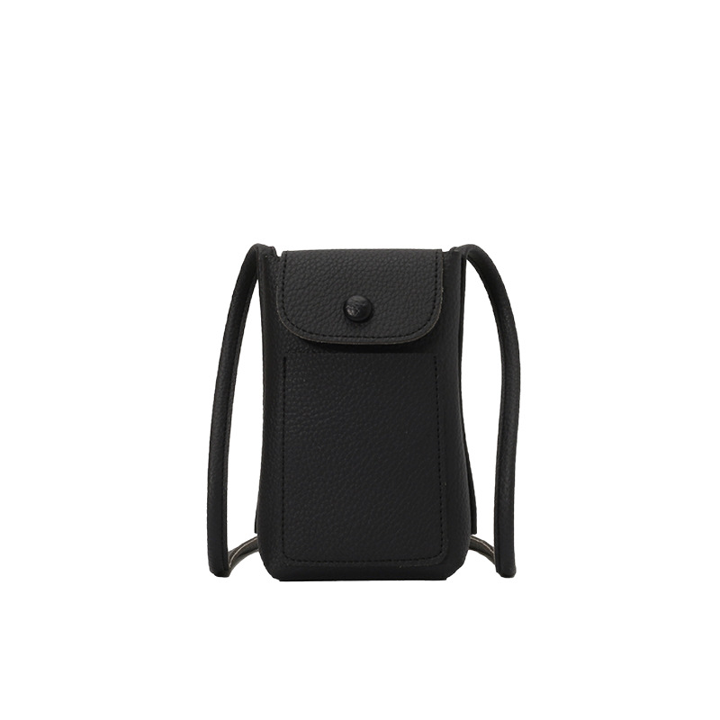 The 2025 new high-end and versatile mini mobile phone bag is a trendy and fashionable solid-color simple and casual single-shoulder crossbody bag for women Item Picture