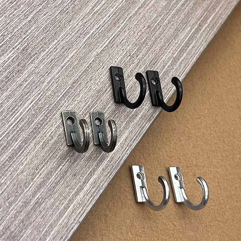 The manufacturer supplies cross-border zinc alloy retro single-hole wall-mounted hooks, wall single-claw hooks, and mini hooks for hanging jewelry Application Scenario