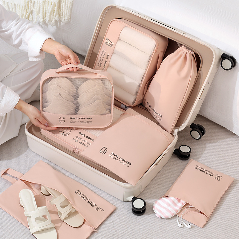 Runhui's new Yunqi storage seven-piece set, luggage and clothing separate storage bag, business trip and travel storage 7-piece set details Picture
