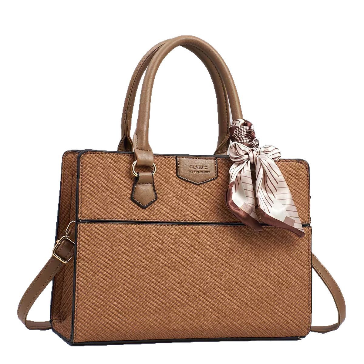 The 2025 summer collection of stylish crossbody handbags from our manufacturer offers a new large-capacity bag for direct mail for international trade, which is trendy and simple for ladies Item Picture