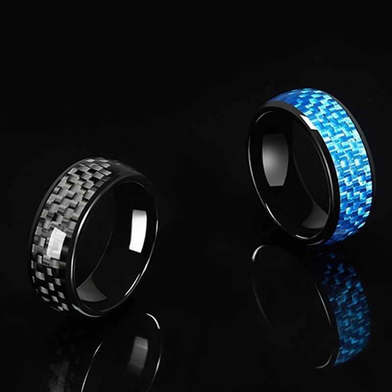 Carbon fiber cuid smart ring, car key, community electronic access control, bus IC card, multi-functional ring accessory Application Scenario