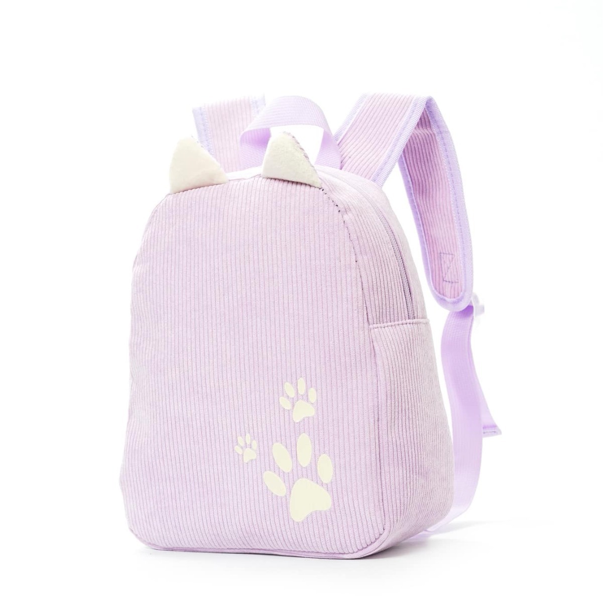 A new solid color cute schoolbag with digital printed corduroy in multiple colors, which is a bestseller in foreign trade Item Picture