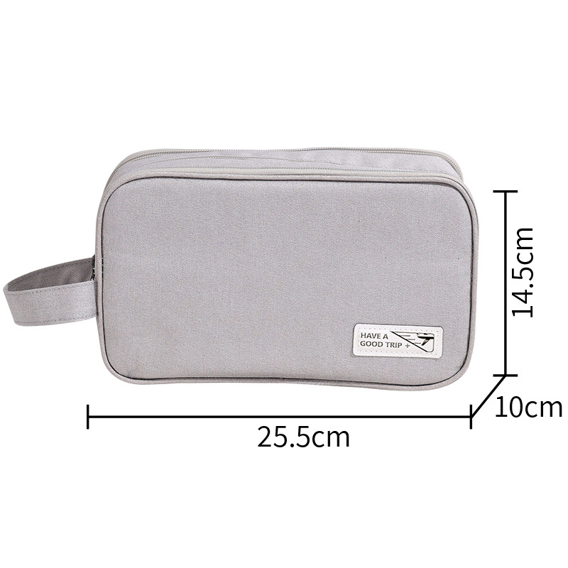 Runhui Wabi-sabi style portable dry and wet toiletry bag, travel toiletry bag, Cosmetics storage bag, makeup bag, Portable Item Picture