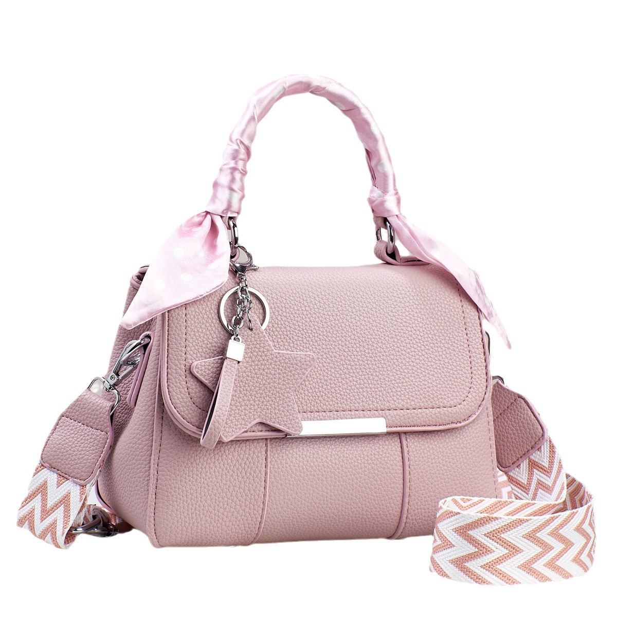 Summer versatile texture 2024 new trendy single-shoulder bag, soft leather crossbody bag, lightweight women's bag, small women's bag, ladies Item Picture