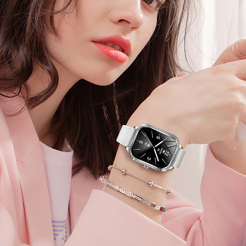 2025 Cross-border MK88 Smartwatch for Girls, High appearance level, Physiological reminder, Prolonged sitting breathing Training, one-piece consignment Application Scenario