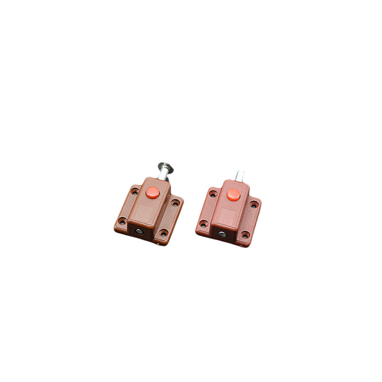 The manufacturer supplies plastic pins with or without pins, automatic spring pins, and exposed anti-theft spring pins for cabinet doors Specification drawing