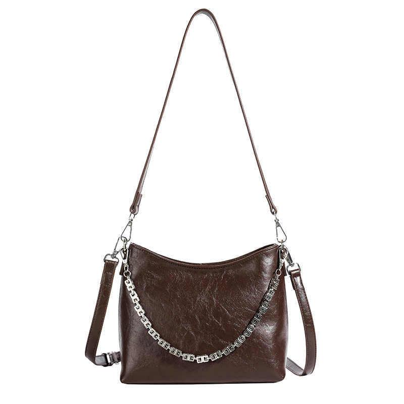 The 2024 new retro, fashionable and high-end casual small square bag for women's commuting to work, a Korean-style trendy women's bag Item Picture