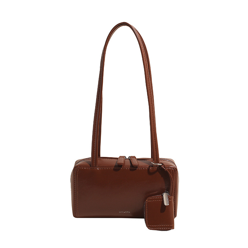 Korean-style underarm fashion bag for women, large-capacity, simple and versatile bowling bag 2024, high-end casual single-shoulder bag Item Picture