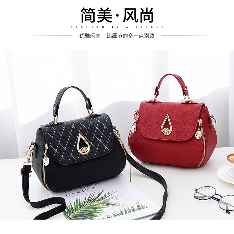 "Little Bag Girls 2022 New Style Women's hand-held fashionable pu single-shoulder crossbody bag Korean version versatile women's bag one-piece consignment. Specification drawing