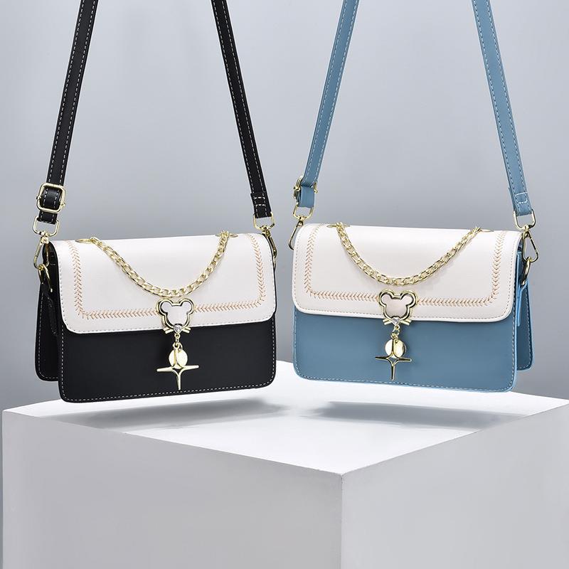 Manufacturer's 2024 new trendy chain fresh women's bag, summer bag, women's stylish single-shoulder crossbody bag, women's one-piece consignment details Picture